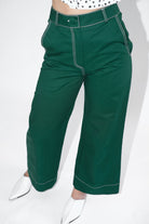 High Kick Trousers (Pine Green)