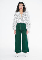 High Kick Trousers (Pine Green)