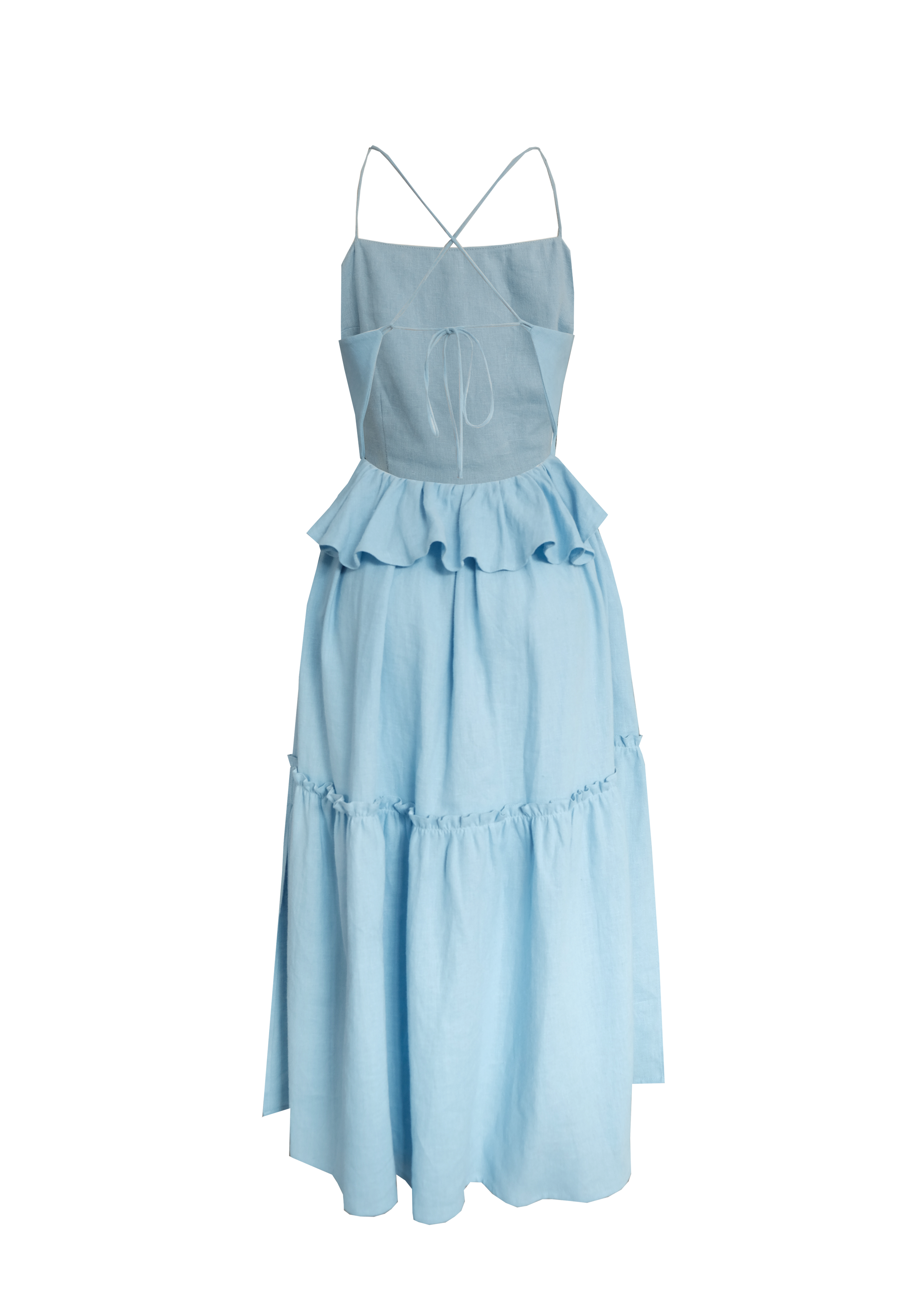 Oh Seven Days-Holly Dress Sky Blue-4-Milagron.com