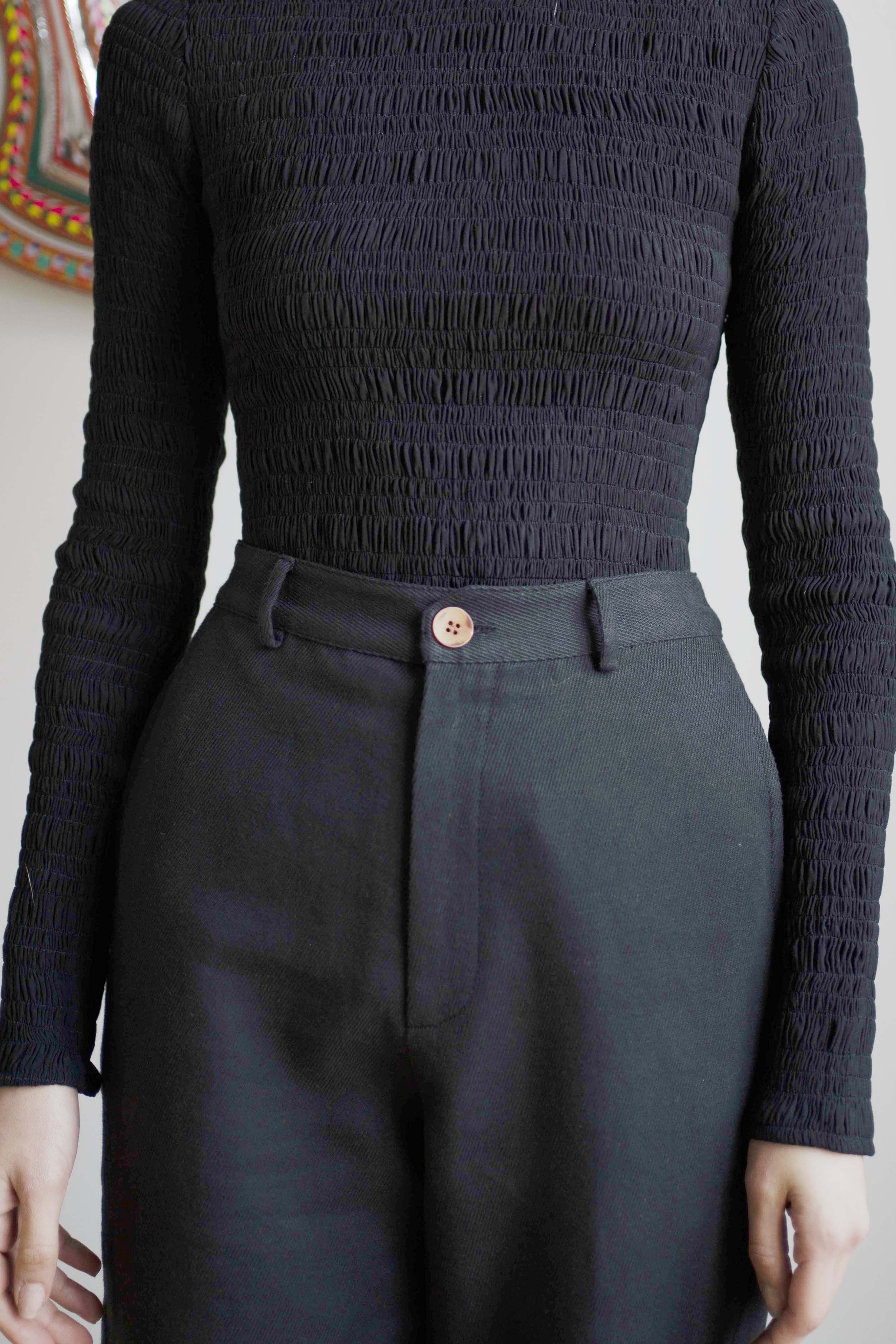 Oh Seven Days-Idil Trousers Black-2-Milagron.com