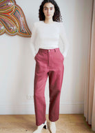 Idil Trousers - Burgundy