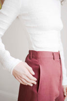 Idil Trousers - Burgundy