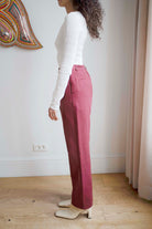 Idil Trousers - Burgundy