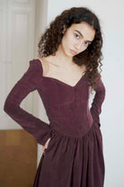 Oh Seven Days-Jessa Dress Burgundy-7-Milagron.com