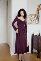 Oh Seven Days-Jessa Dress Burgundy-9-Milagron.com