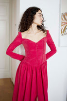 Oh Seven Days-Jessa Dress Ruby-2-Milagron.com