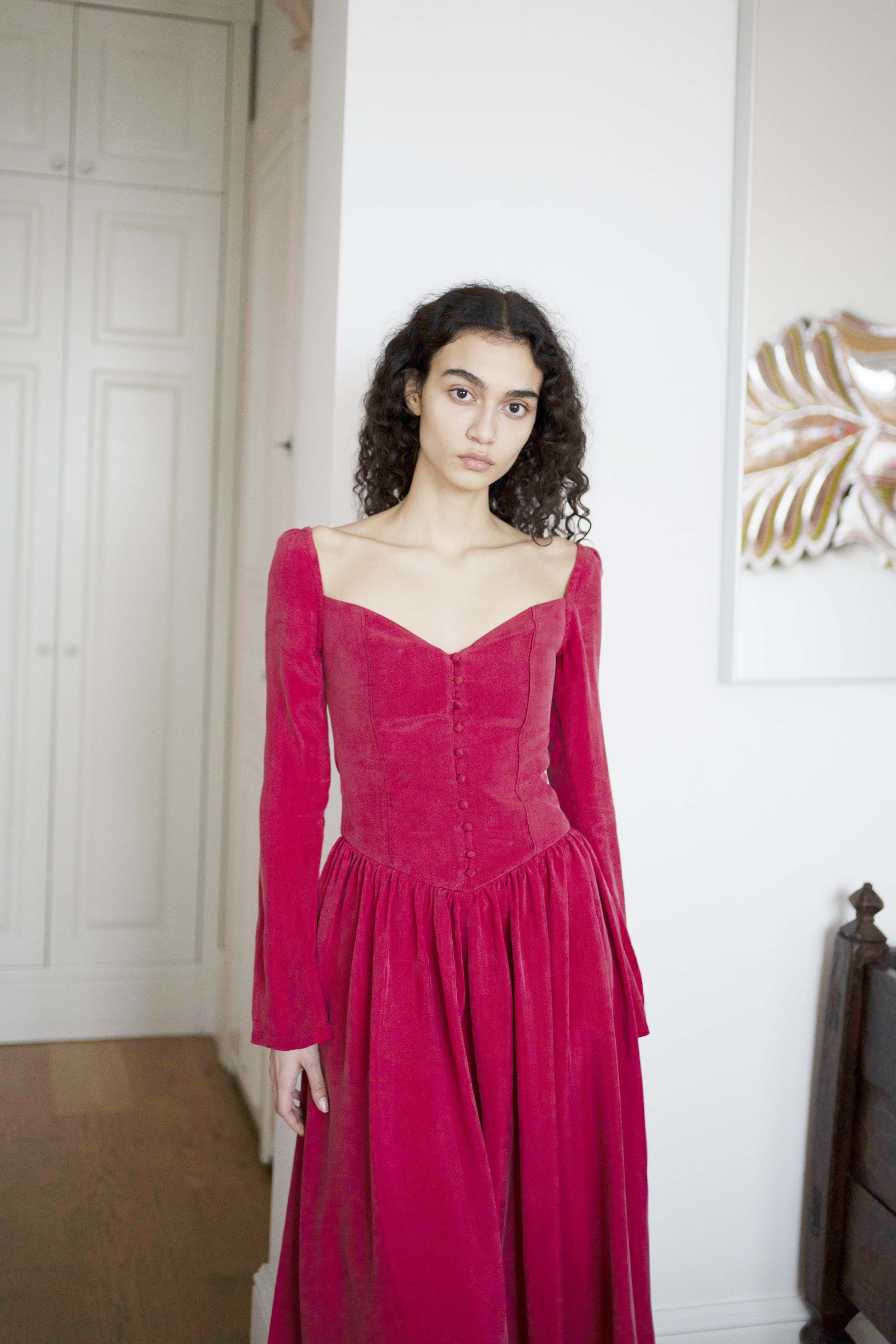 Oh Seven Days-Jessa Dress Ruby-3-Milagron.com