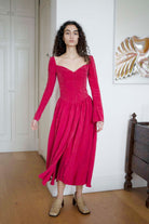 Oh Seven Days-Jessa Dress Ruby-6-Milagron.com