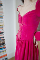 Oh Seven Days-Jessa Dress Ruby-9-Milagron.com