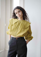 Oh Seven Days-Juliet Top Olive-1-Milagron.com