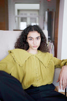 Oh Seven Days-Juliet Top Olive-4-Milagron.com