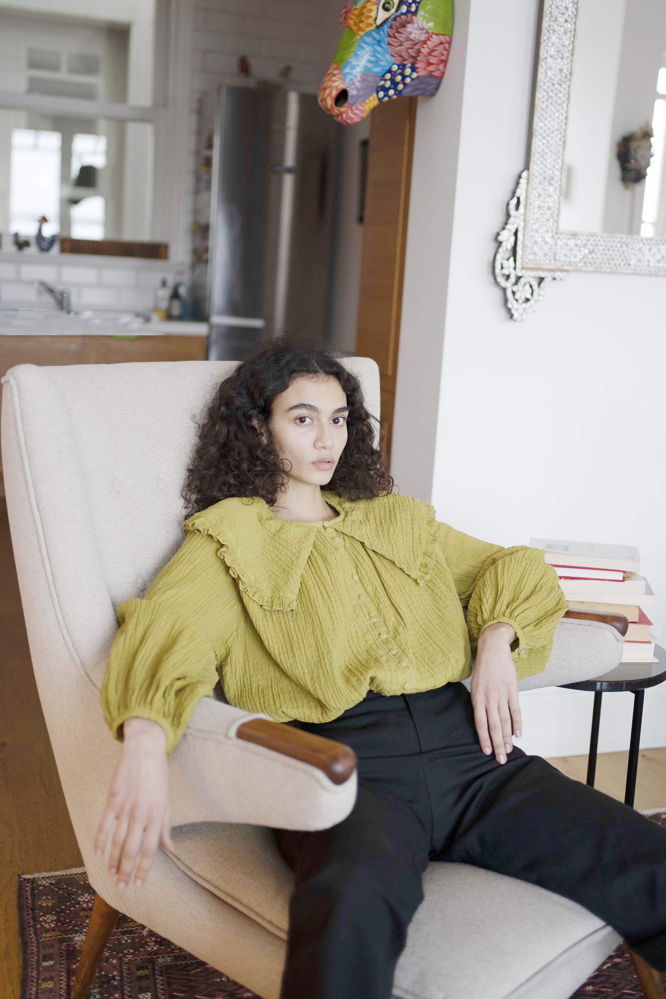 Oh Seven Days-Juliet Top Olive-6-Milagron.com