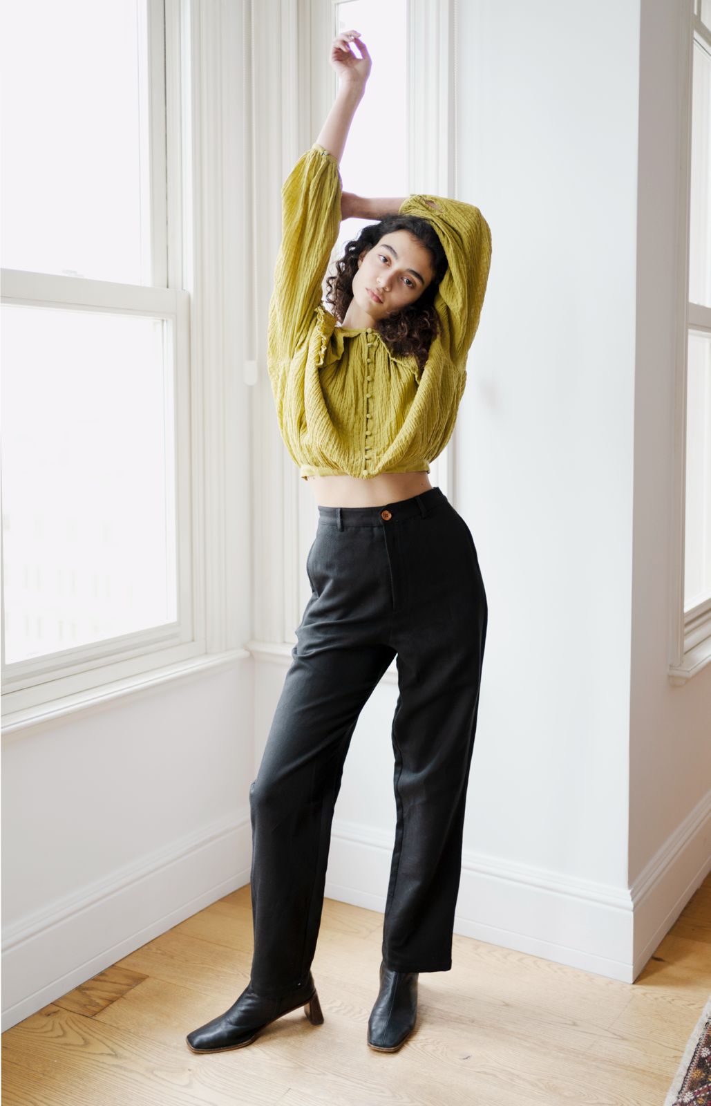 Oh Seven Days-Juliet Top Olive-8-Milagron.com