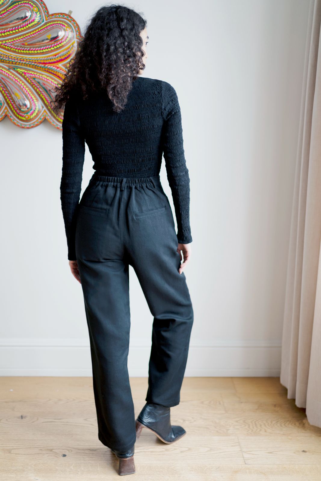 Oh Seven Days-Lisa Top Black-5-Milagron.com