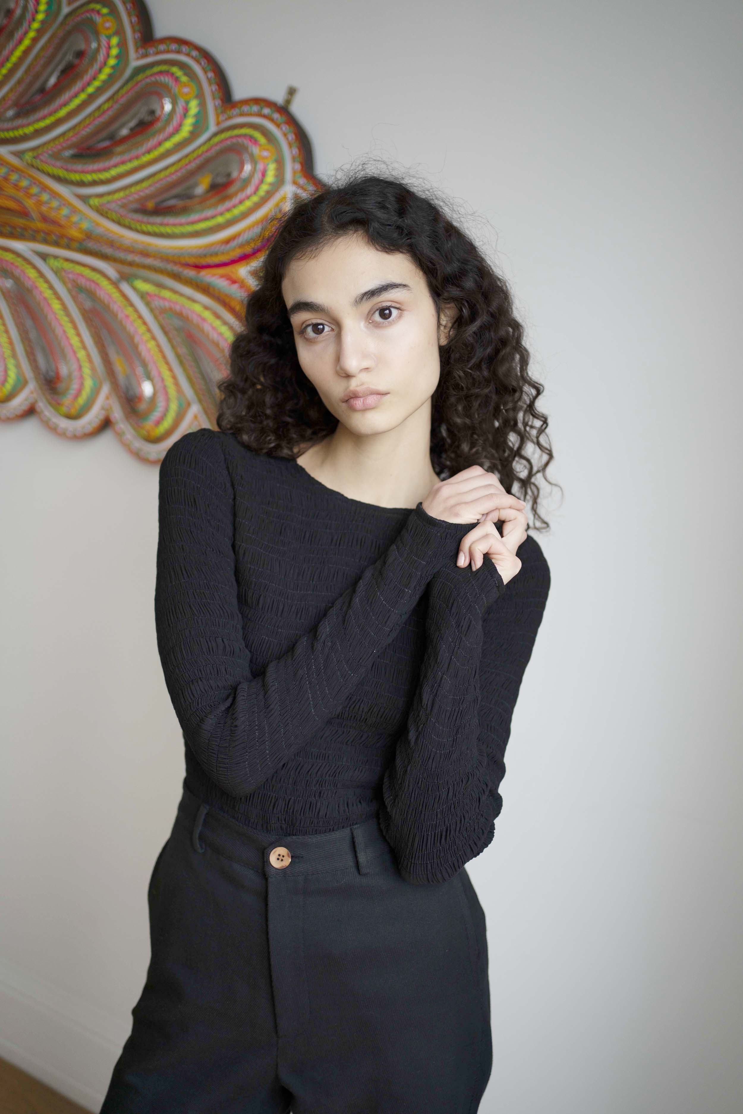 Oh Seven Days-Lisa Top Black-7-Milagron.com