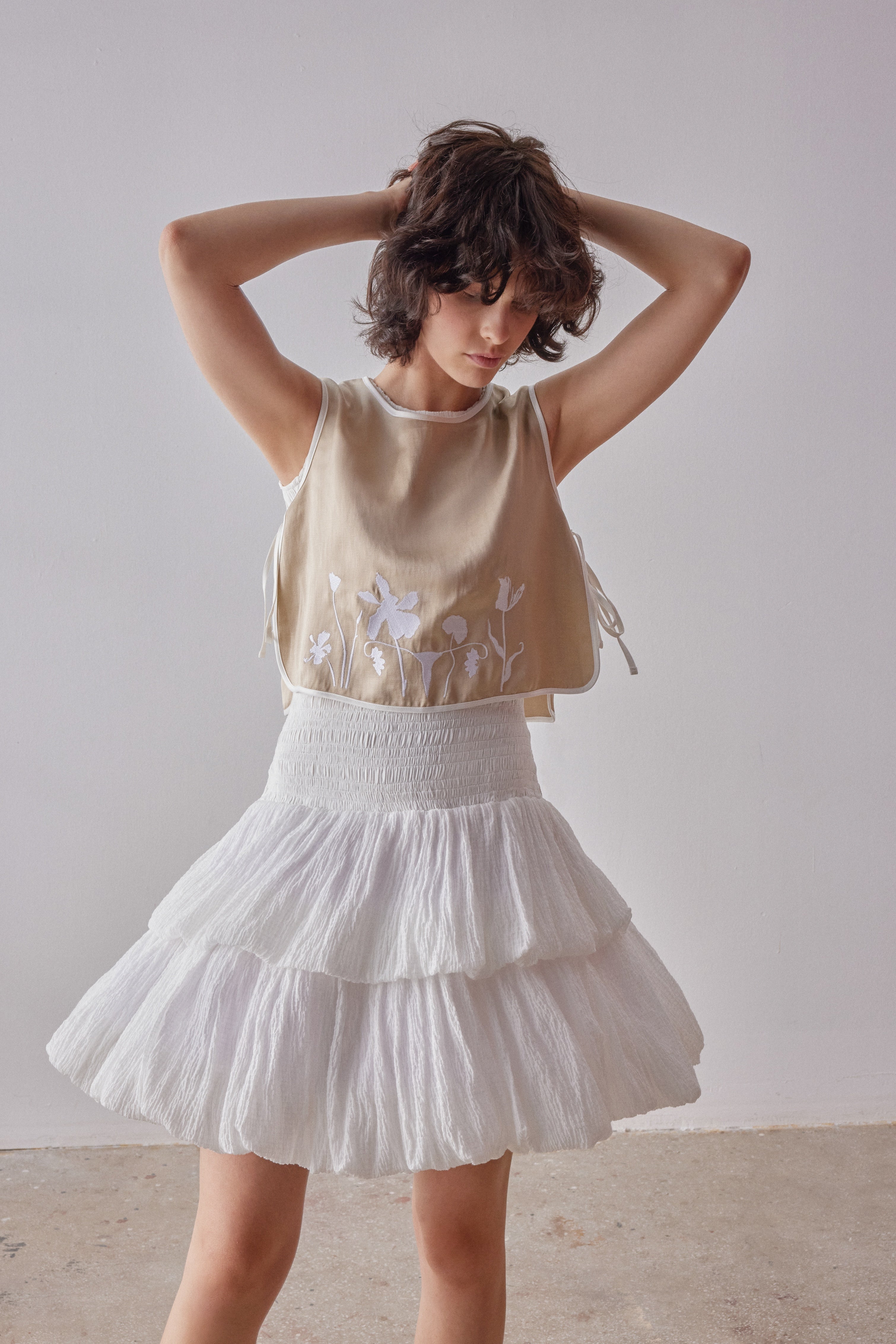 Oh Seven Days-Maya Vest Top Beige-6-Milagron.com