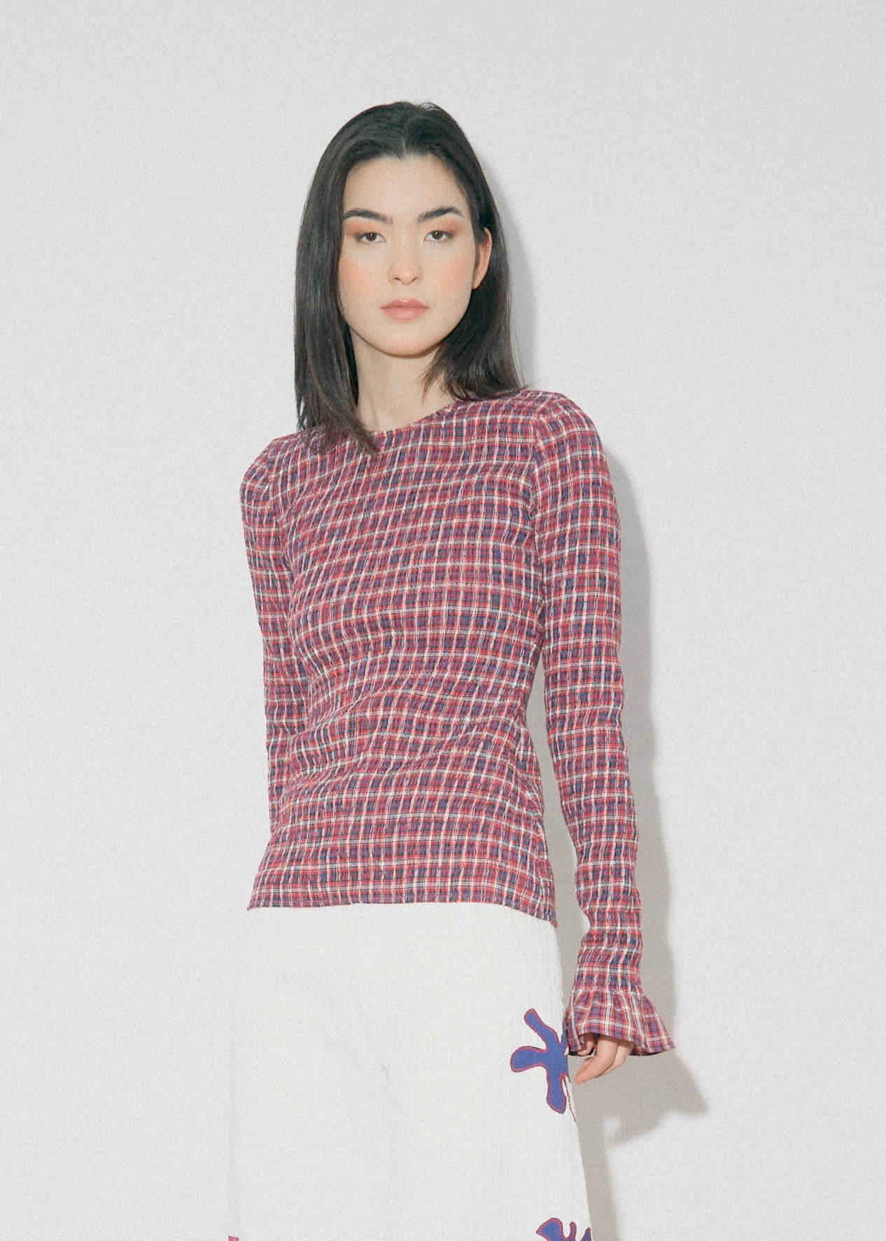 Oh Seven Days-Mc Kenzie Blouse Red-1-Milagron.com