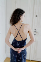 Oh Seven Days-Phoebe Dress Navy Veggie Print-4-Milagron.com