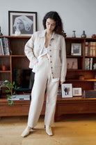 Oh Seven Days-Pick Pocket Jacket Beige-5-Milagron.com