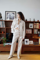 Oh Seven Days-Pick Pocket Jacket Beige-6-Milagron.com