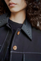 Oh Seven Days-Pick Pocket Jacket Black-3-Milagron.com