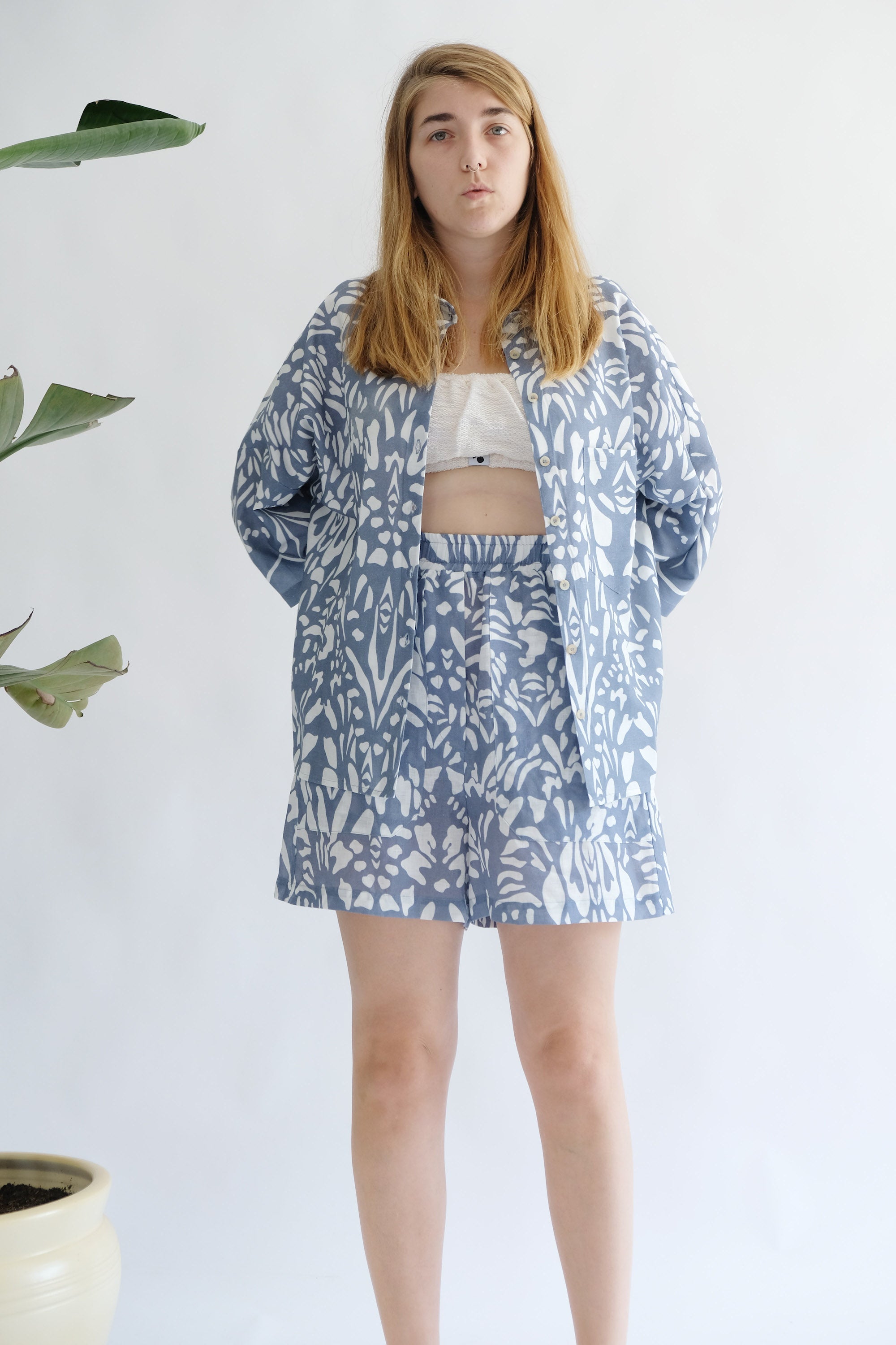 Oh Seven Days-Rosa Boxer Shorts-Bottoms-5-Milagron.com