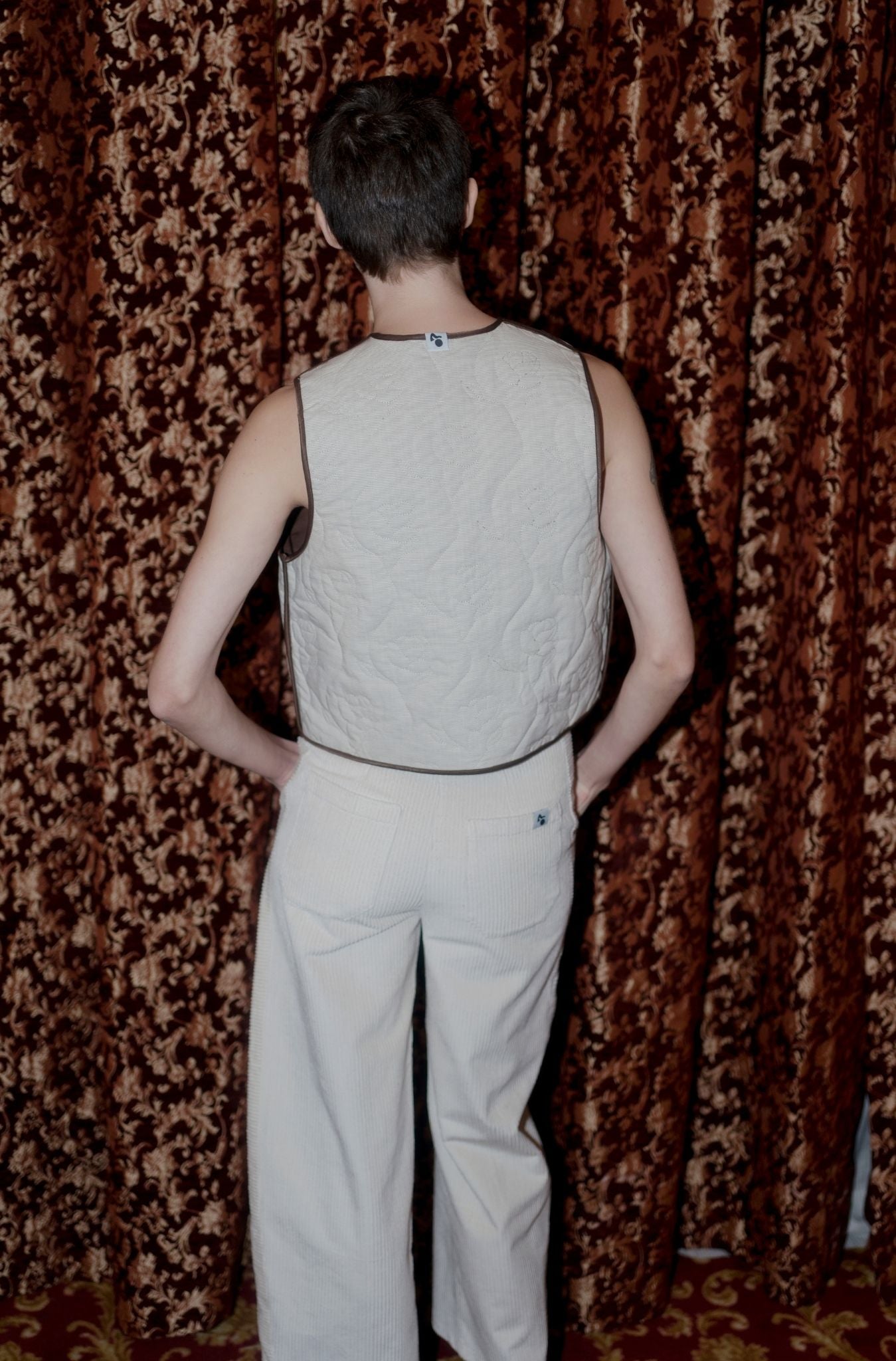 Oh Seven Days-Rose Vest Chocolate Brown-Outerwear-4-Milagron.com