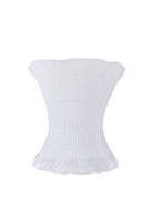 Scrunch Top - Sky Stripes Misfit