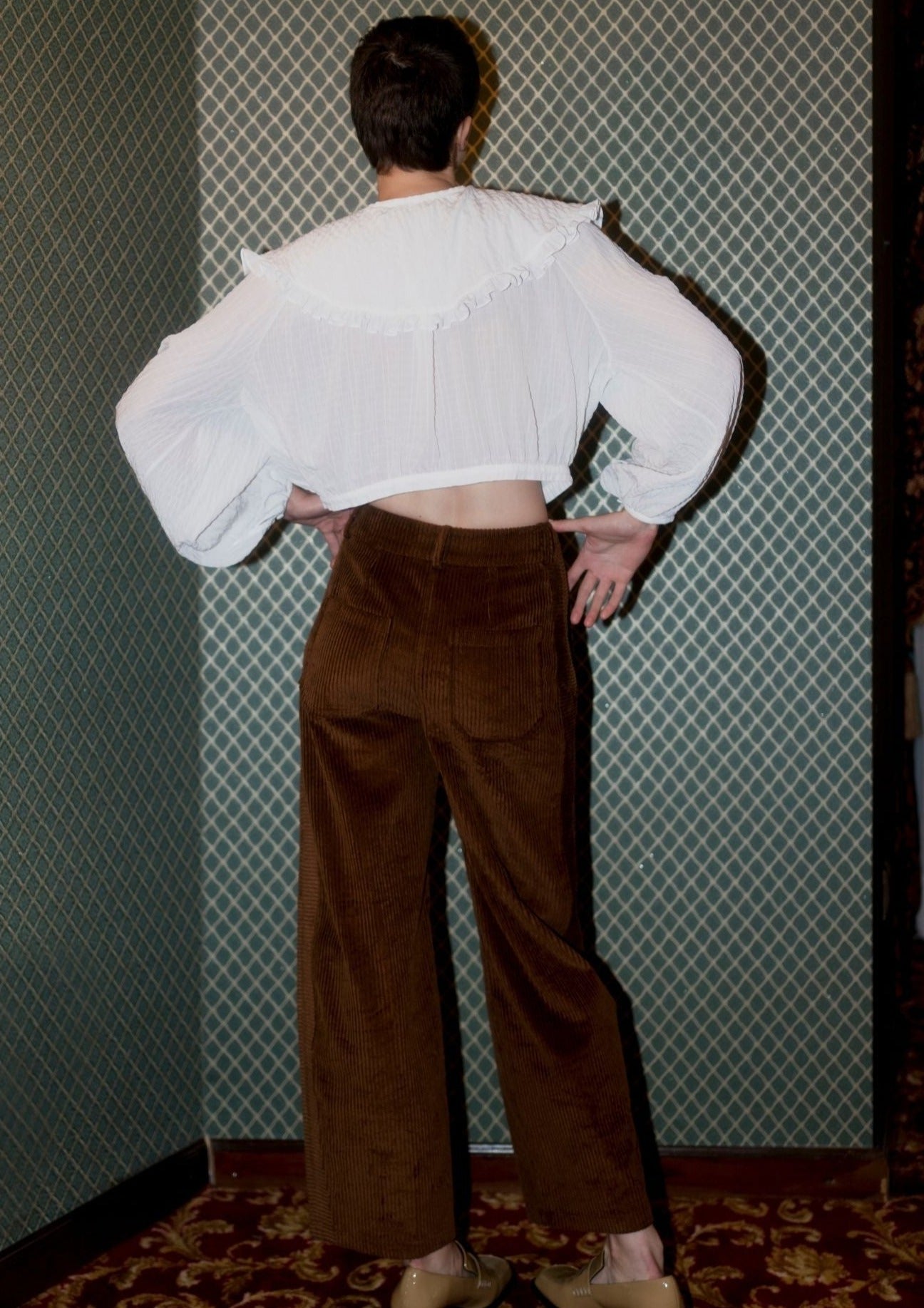 Oh Seven Days-Side Kick Trousers Copper-Bottoms-2-Milagron.com