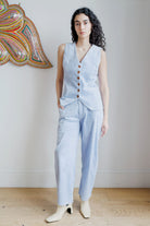 Oh Seven Days-Side Kick Trousers Lilac-2-Milagron.com