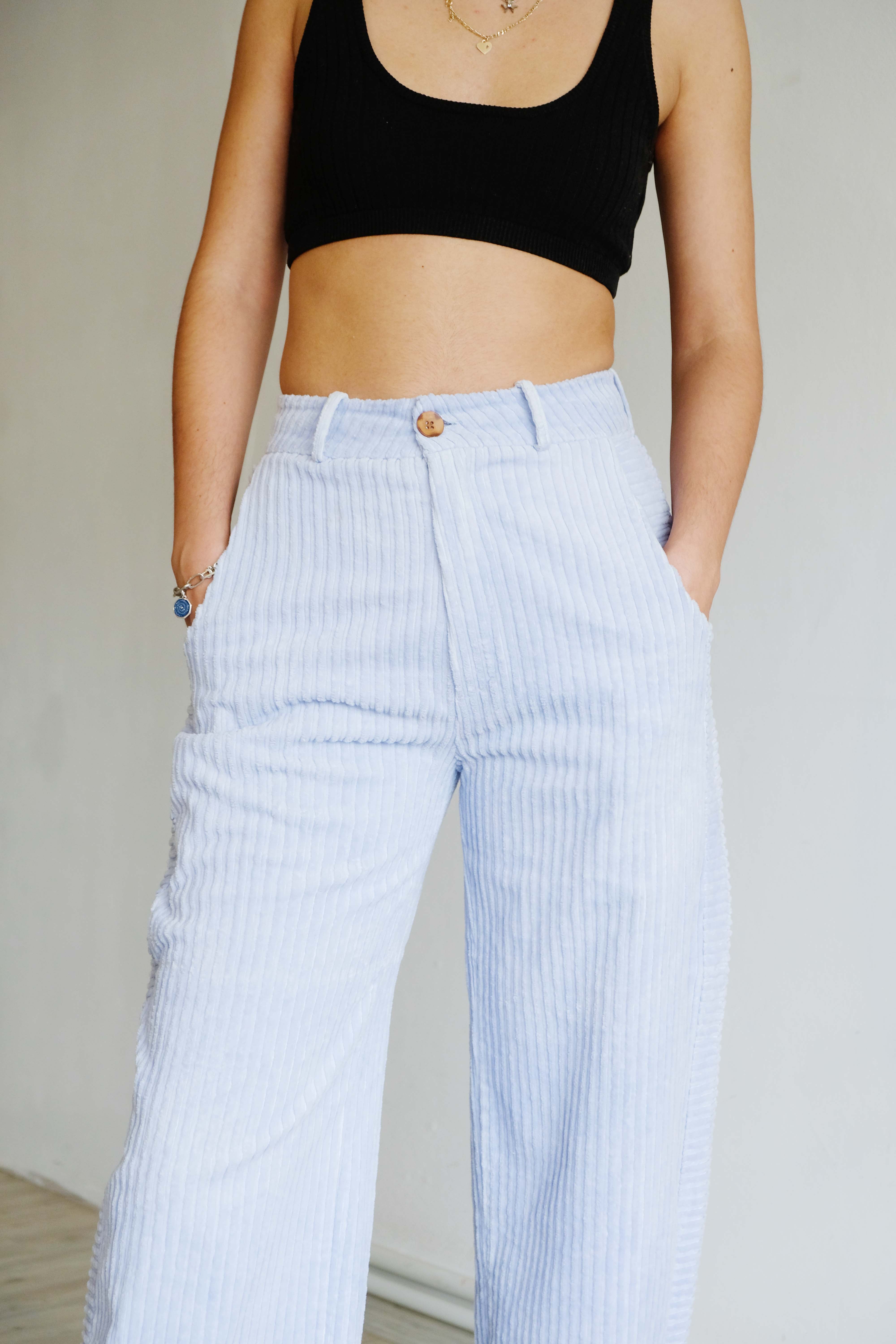 Oh Seven Days-Side Kick Trousers Lilac-4-Milagron.com