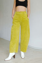 Oh Seven Days-Side Kick Trousers Olive-6-Milagron.com