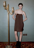 Oh Seven Days-Tessa Dress Chocolate Brown-Dresses-1-Milagron.com