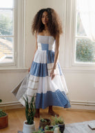 Oh Seven Days-Tori Dress Blue-1-Milagron.com