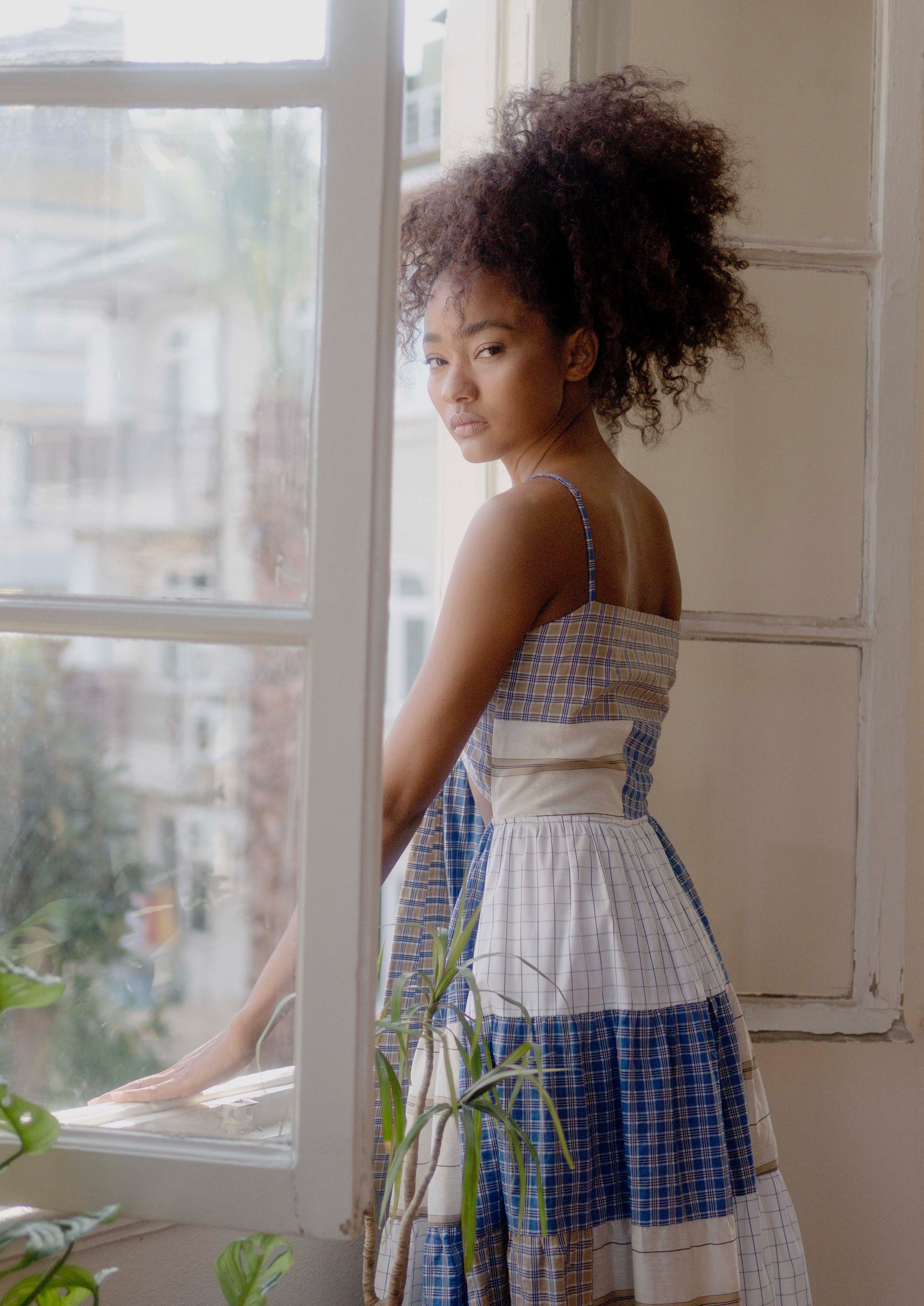 Oh Seven Days-Tori Dress Blue-3-Milagron.com