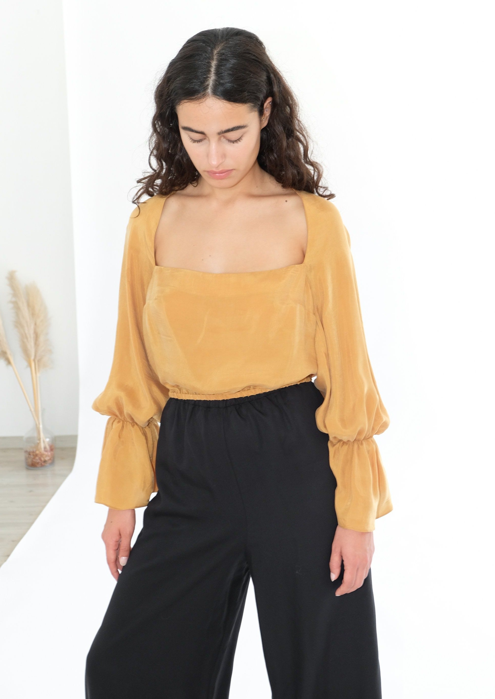 Oh Seven Days-Winnie Top (Mustard)-6-Milagron.com