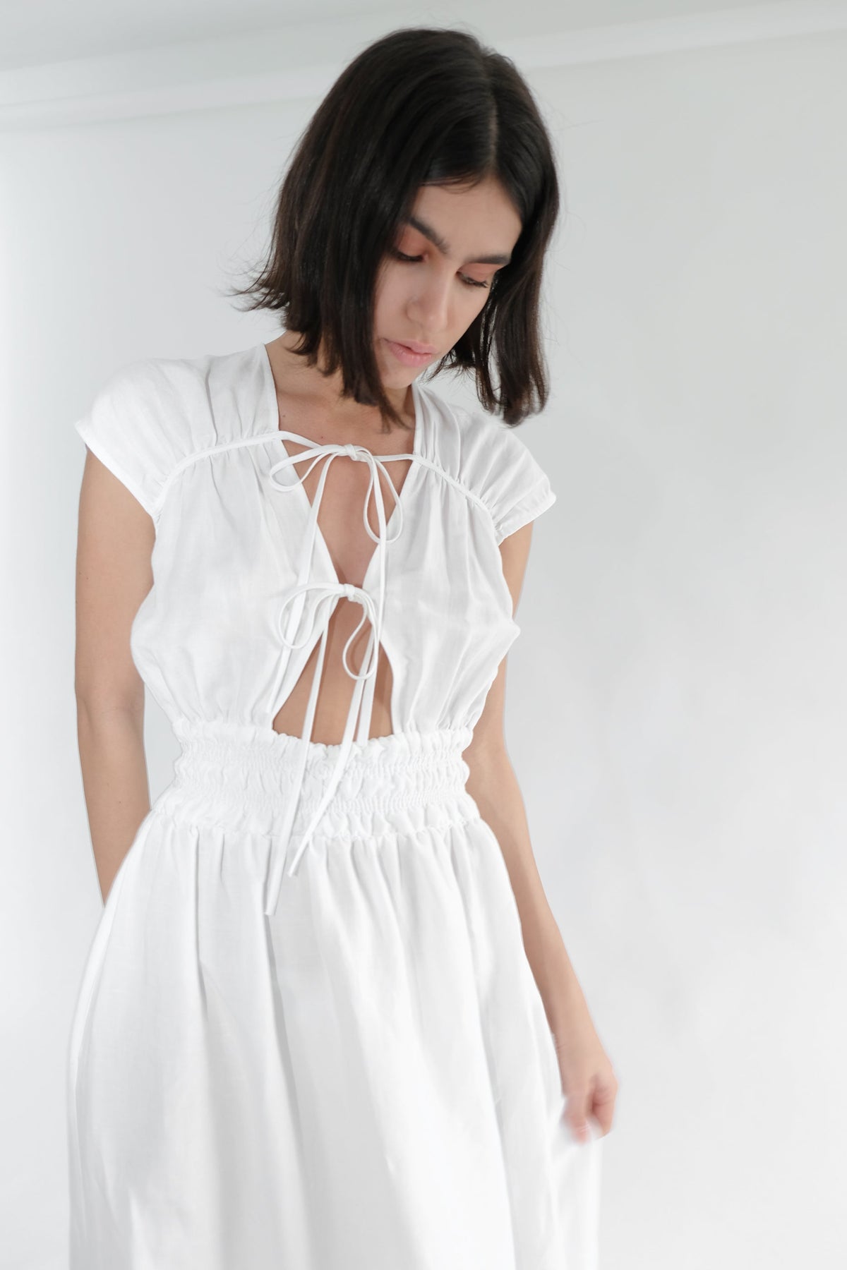 Winona Dress ( White )