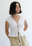 Oh Seven Days-Winona Top (White)-4-Milagron.com