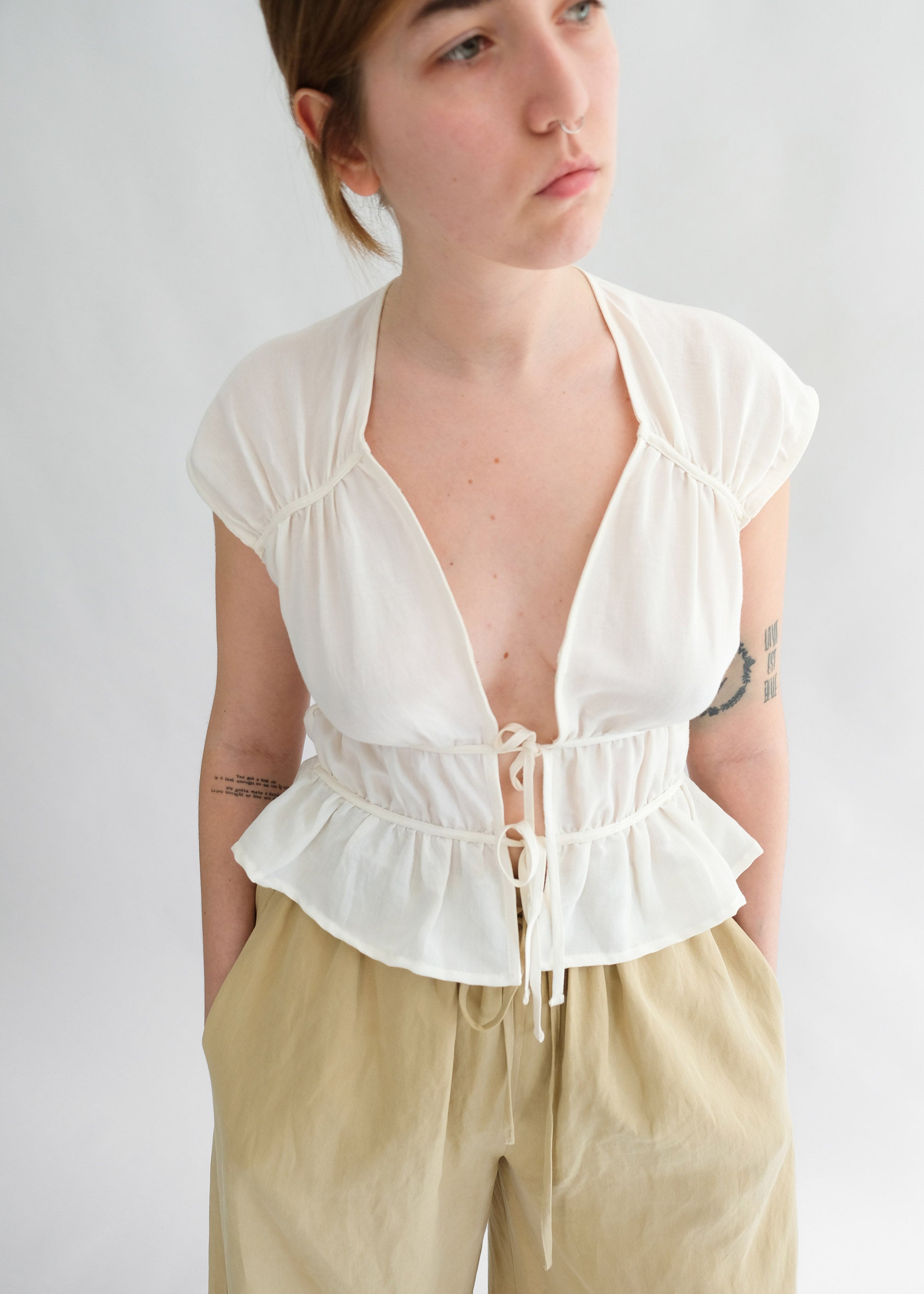 Oh Seven Days-Winona Top (White)-7-Milagron.com