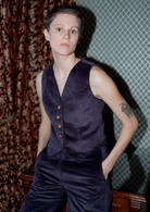 Oh Seven Days-Wyatt Waistcoat Plum-Tops-1-Milagron.com