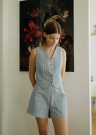 Oh Seven Days-Wyatt Waistcoat-Tops-2-Milagron.com