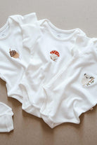 OhLaLaKoala-3'lü Nakışlı Çıt Çıtlı Body - Zıbın Model 1-Body-1-Milagron.com