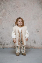 OhLaLaKoala-Çift Taraflı Bej Çocuk Yelek Kapitone - Wellsoft-Yelek-3-Milagron.com