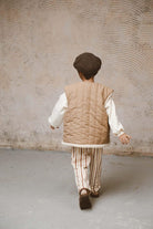 OhLaLaKoala-Çift Taraflı Bej Çocuk Yelek Kapitone - Wellsoft-Yelek-5-Milagron.com