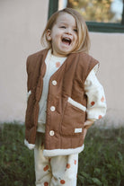 OhLaLaKoala-Çift Taraflı Taba Çocuk Yelek Kapitone - Wellsoft-Yelek-3-Milagron.com