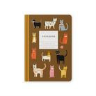 Ohh Deer Kaleido Tasarımı A5 192 Sayfa Sert Kapak Çizgili Defter Design No.32 Feline Friends 10604