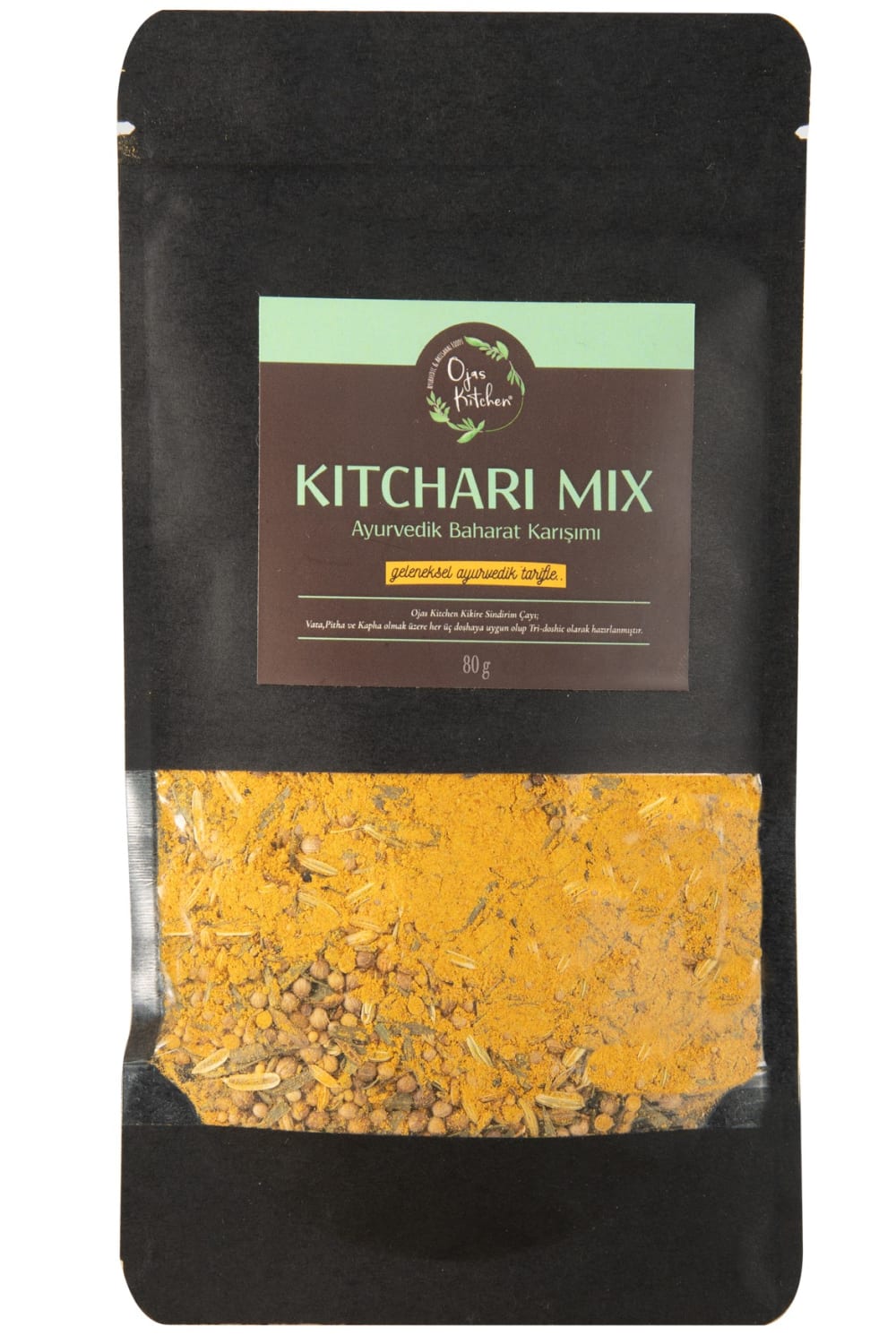 Ojas Kitchen-Kitchari Baharat Karışımı - Ayurvedik Baharat Karışımı - 80 Gr-Gurme & Organik Ürünler-1-Milagron.com