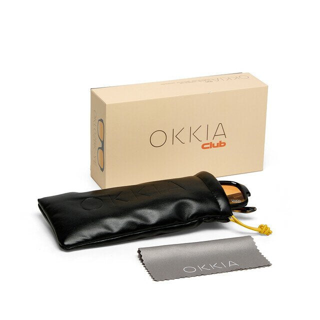 Okkia-Okkia Club Stromboli Sarı Lens Polarize Güneş Gözlüğü Siyah-Güneş Gözlüğü-7-Milagron.com
