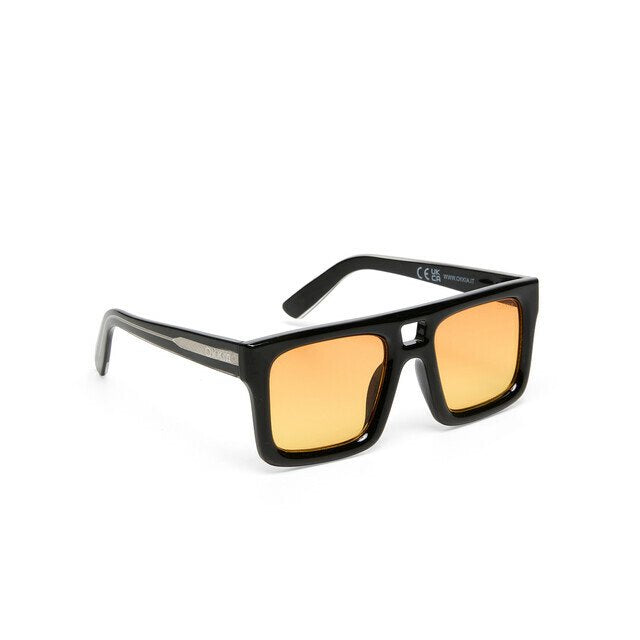 Okkia-Okkia Club Vulcano Sarı Lens Polarize Güneş Gözlüğü Siyah-Güneş Gözlüğü-5-Milagron.com