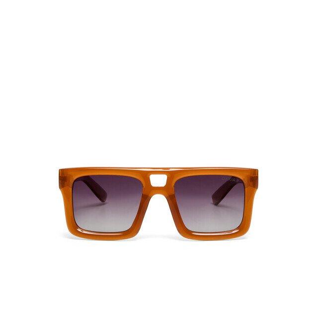 Okkia-Okkia Club Vulcano Siyah Lens Polarize Güneş Gözlüğü Bal Rengi-Güneş Gözlüğü-1-Milagron.com